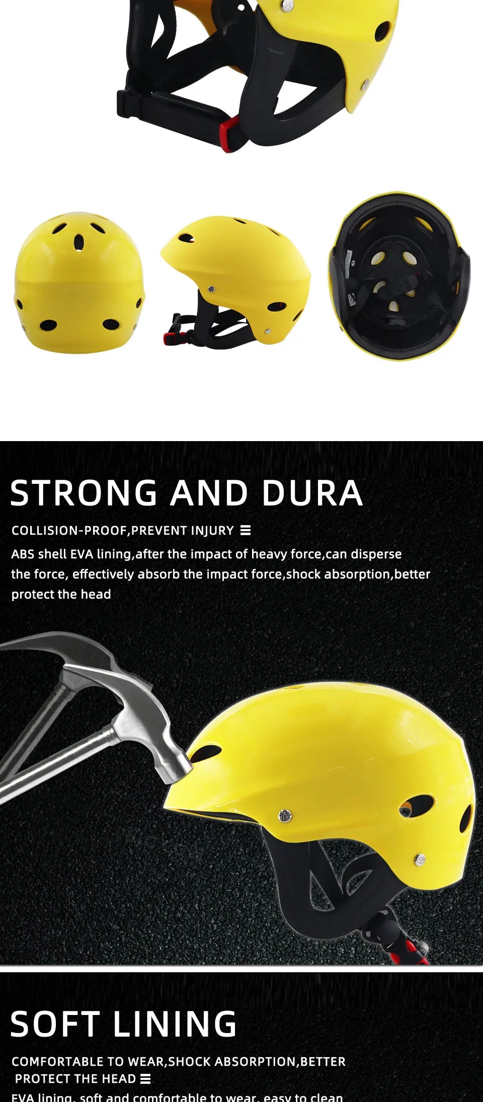 15 Color Certification Water Sport Helmet Kayak Rafting Skateboard Water Sailing Wading surfing Sporting Drifting helmet
