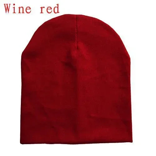 6M-3Y Baby Street Dance Hip Hop Hat Cotton Spring Autumn Toddler Cap Scarf for Boys Girls Winter Warm Solid Color Children