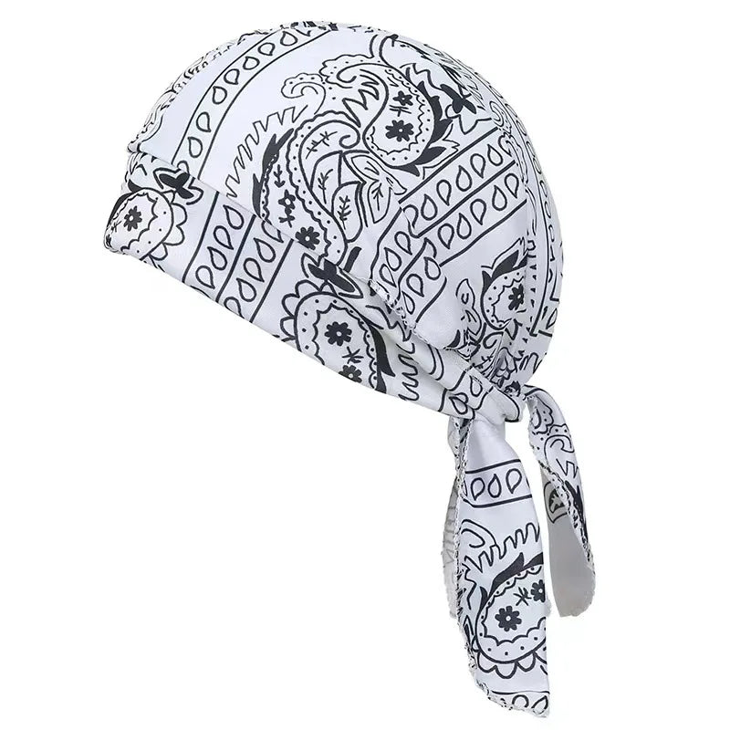 Men's Bandana Scarf Cycling Headscarf Handkerchief Head Outdoor Pirate Hat Motorcycle Printed Paisley Multi Color Hip-Hop Dance