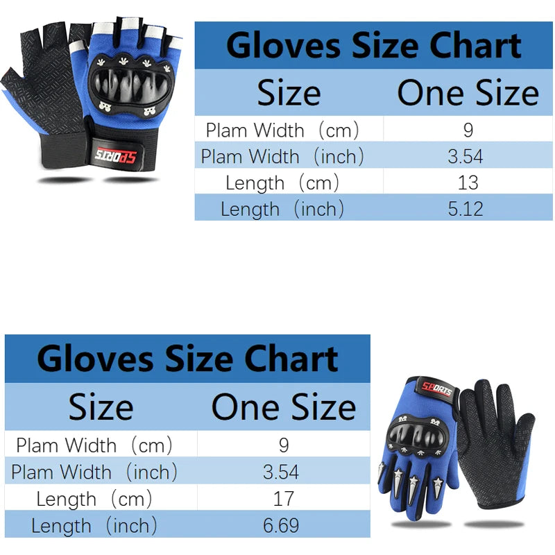 Cycling Kids Gloves for Boys Girls Hard Shell Protective Gloves Sports Fitness Climbing Skateboarding Children Anti Slip Gloves