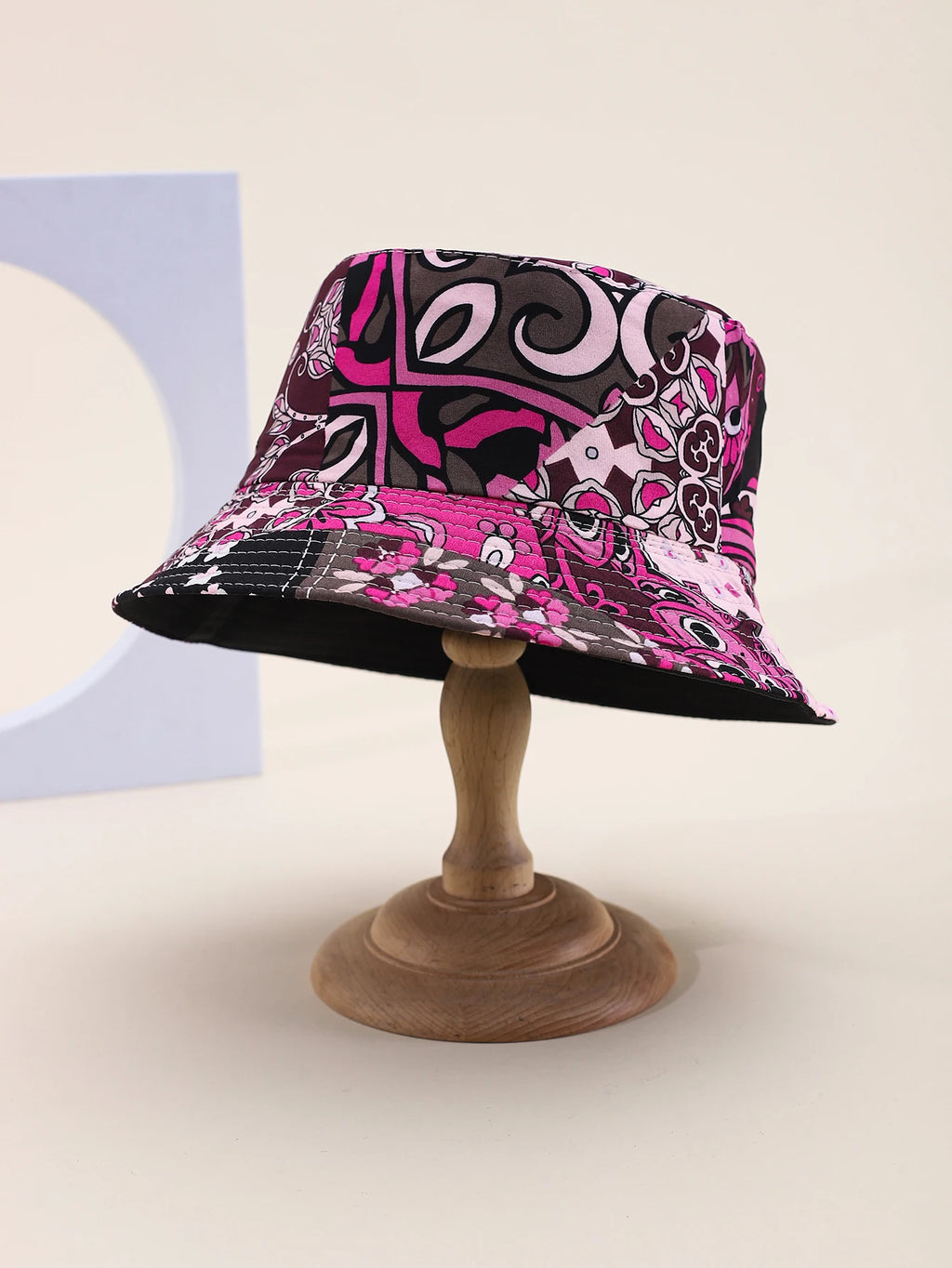 Women's Spring Summer Graffiti Bucket Hat Hip-Hop Flat Brim Street Dance KPOP Fashion Outdoor Sunshade Trendy Cap Sun Hat Men