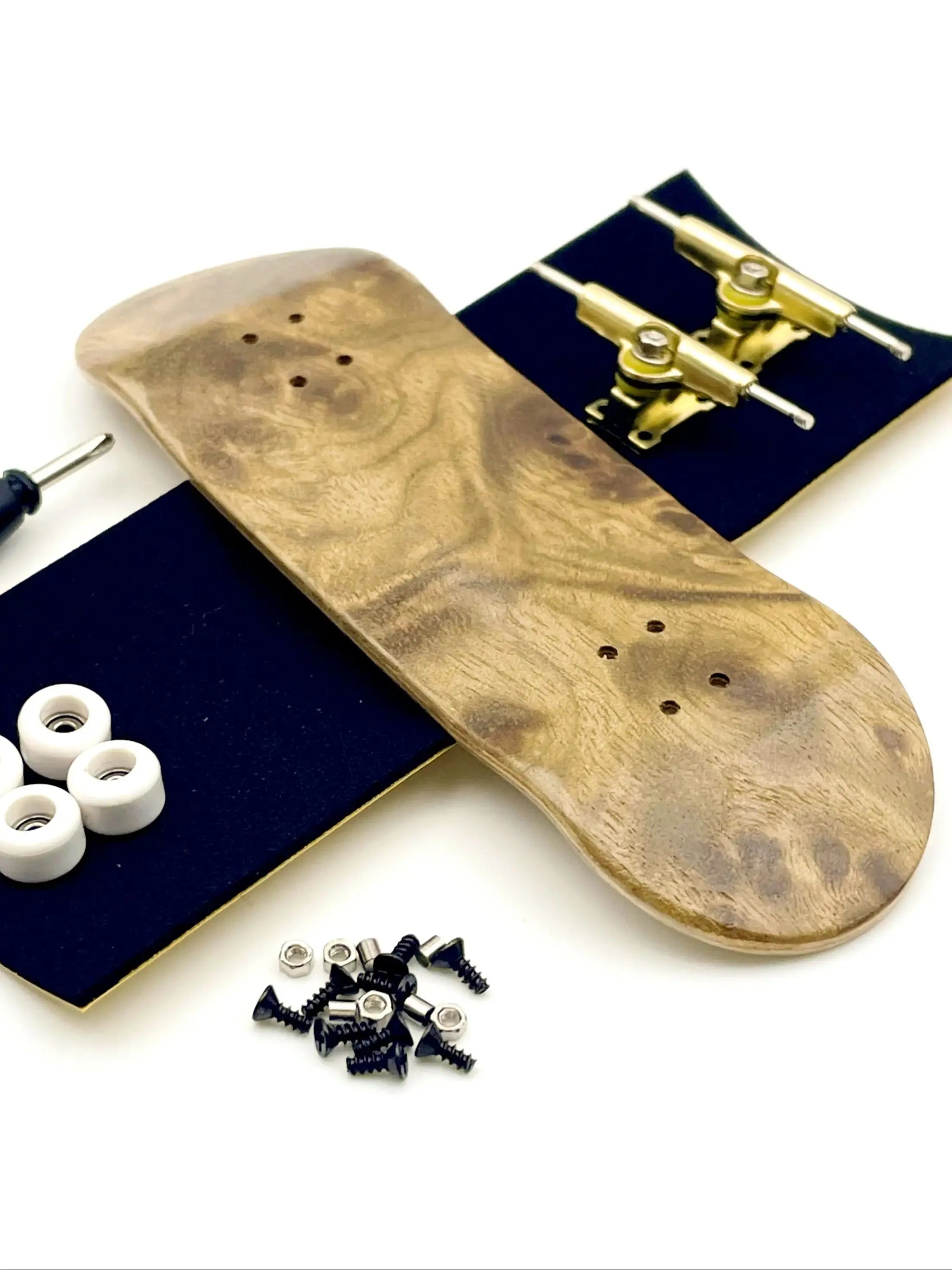 32mm Fingerboard Set with Maple Wooden Deck Metal Trucks Bearing Wheels