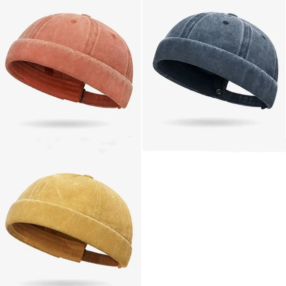 Fashion Hip Hop Beanie Street Hat Men Skullcap Women Spring Brimless Baggy Melon Cap Cuff Docker Fisherman Beanies Hats