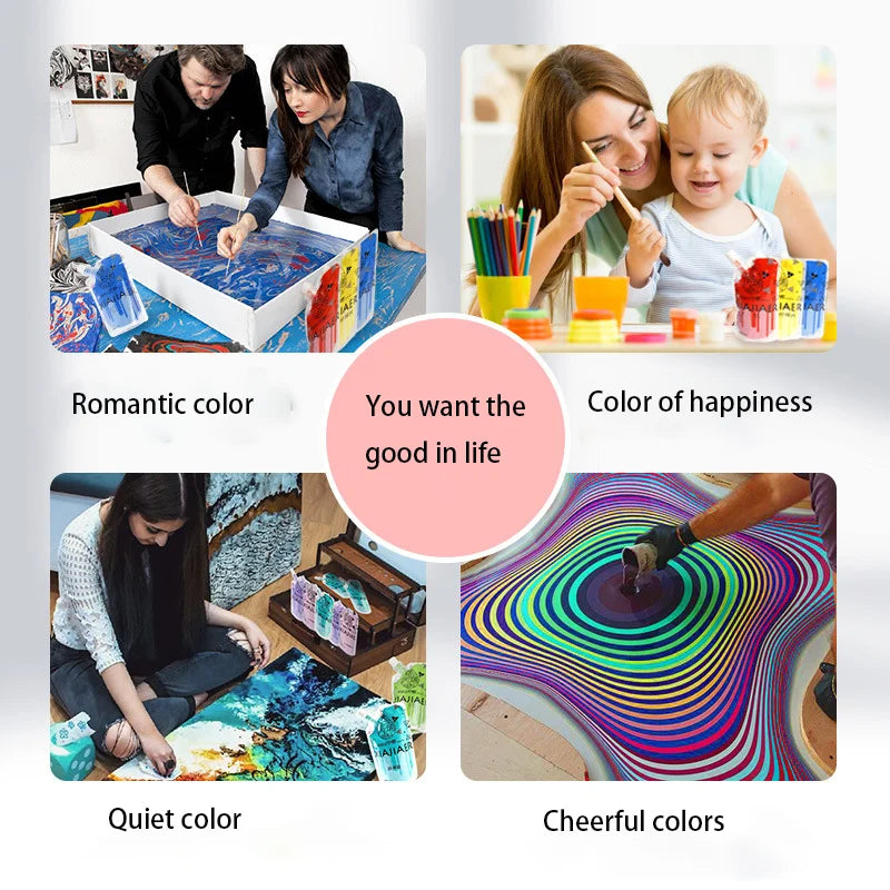 100ML/64 color bag Chagall Acrylic Paint Fine Artist Art Student Painting Graffiti DIY art supplies Acrylic paint