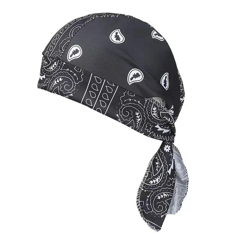 Men's Bandana Scarf Cycling Headscarf Handkerchief Head Outdoor Pirate Hat Motorcycle Printed Paisley Multi Color Hip-Hop Dance