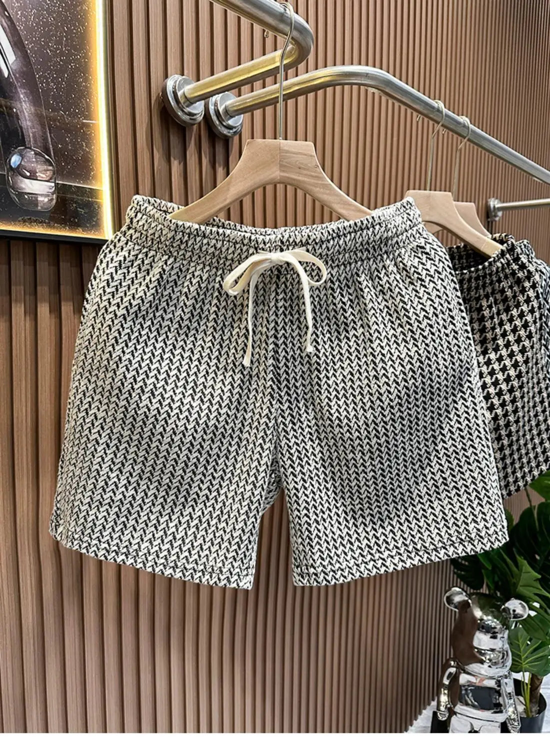 Men's Clothing Print Plaid Shorts Summer Stylish Straight Leg Casual Beach Pants Comfortable Pockets Lightweight Street Shorts