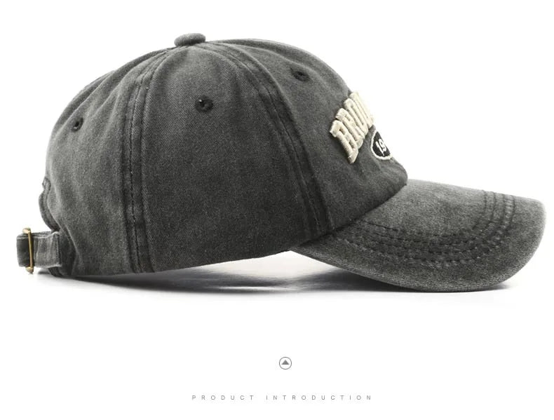 Brooklyn Alphabet Baseball Cap Men Women's Cowboy Baseball Cap Summer Cotton Hat Snapback Hip-Hop Hat Casual Gorra Hombre Visor