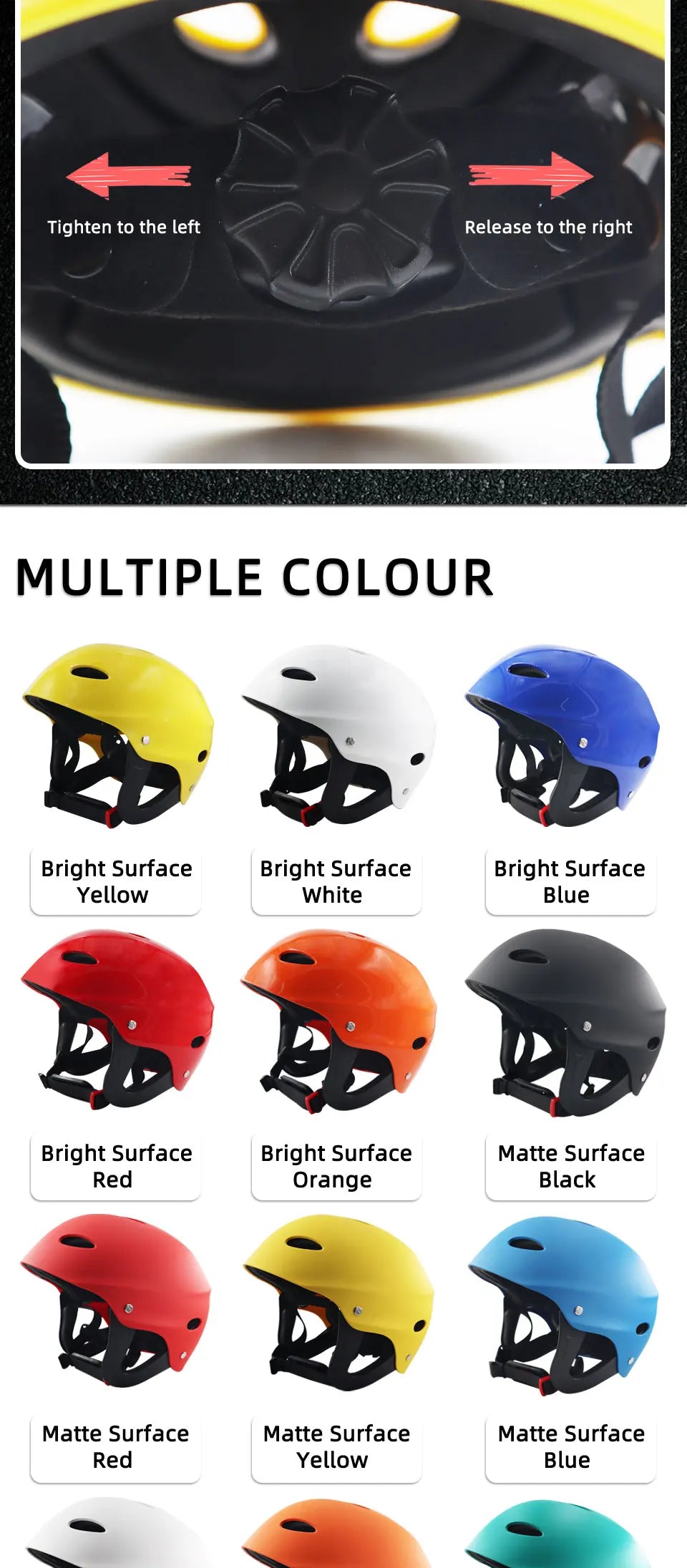 15 Color Certification Water Sport Helmet Kayak Rafting Skateboard Water Sailing Wading surfing Sporting Drifting helmet