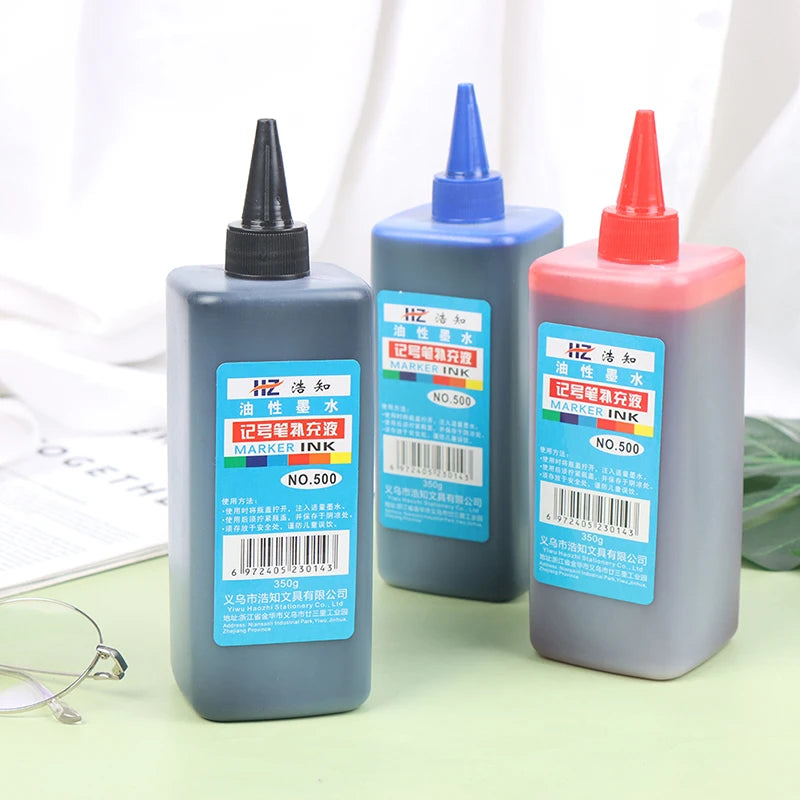 500ml Permanent Dry Graffiti Oil Marking Pen For Marking Pen To Add Ink, Smooth And Easy To Use Stationery