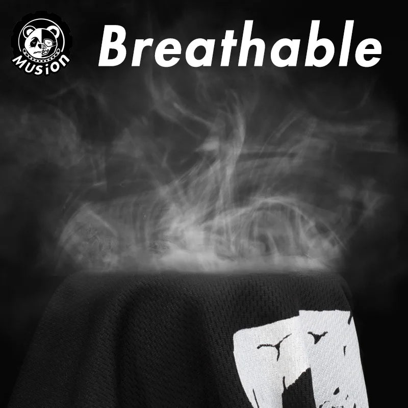 Musion Black Ghosts Balaclava Full Face Mask for Cosplay Motorcycle Cycling Outdoor Skateboard Hiking Skiing