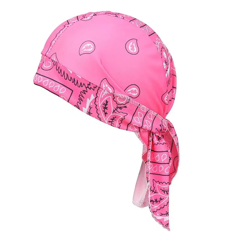 Men's Bandana Scarf Cycling Headscarf Handkerchief Head Outdoor Pirate Hat Motorcycle Printed Paisley Multi Color Hip-Hop Dance