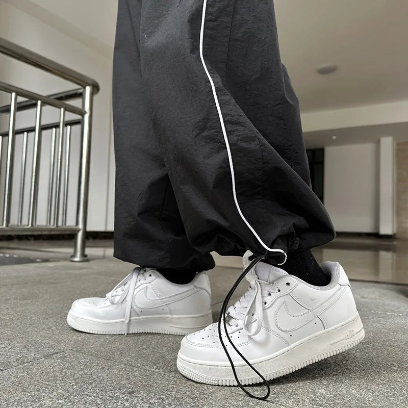 Women Casual Joggers Pants Fashion Streetwear Oversized Sports Wide Leg Pants Hip Hop Y2k Sweatpants High Waist Baggy Trousers