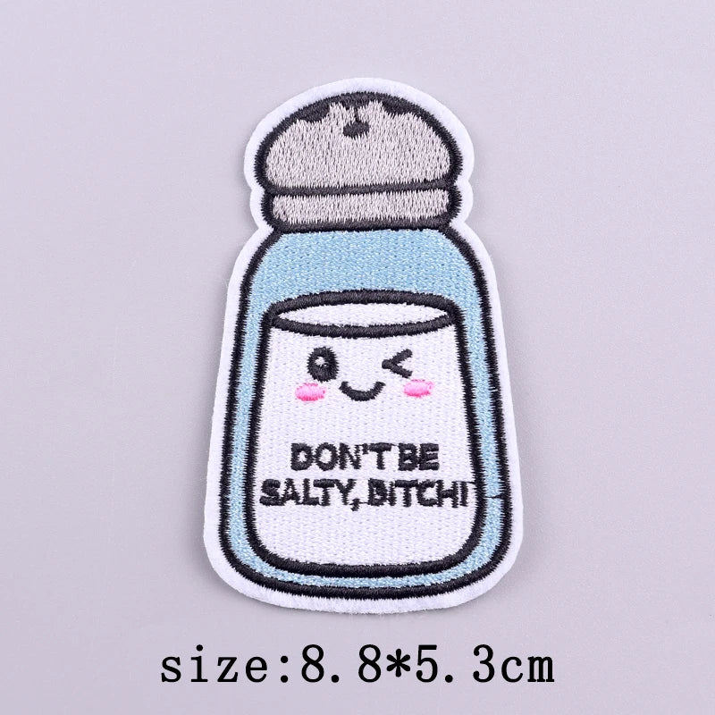 Little Yellow Duck Embroidery Patches For Clothing Hip Hop Animal Patch Iron On Patches On Clothes Fusible Patch Stickers Badges