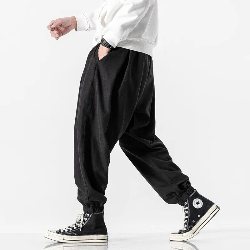 FGKKS 2024 Outdoor Casual Pants For Men Corset Fashion Trend Pants High Quality Design Hot Street Wear Casual Pants For Men