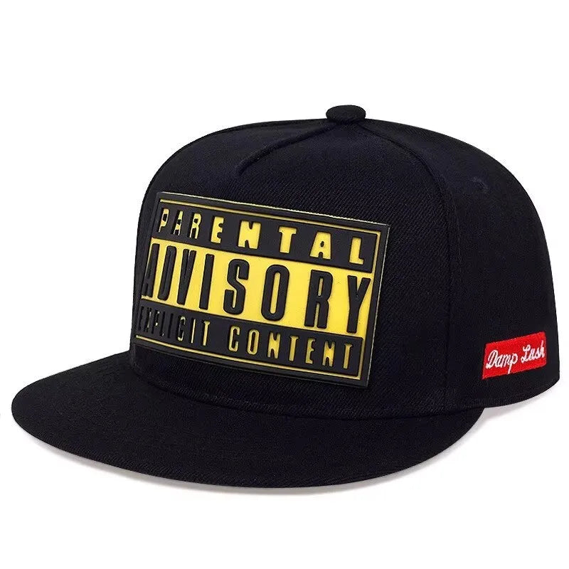 European and American cross-border hot three-dimensional letter printing baseball hat men and women flat brim hip-hop hat street