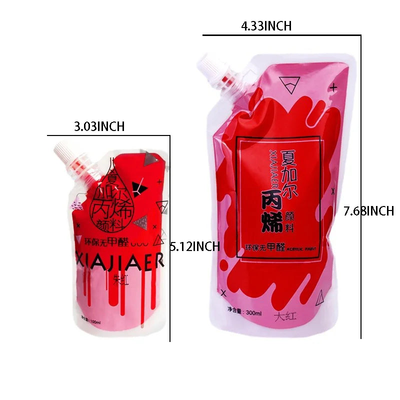 100ML/64 color bag Chagall Acrylic Paint Fine Artist Art Student Painting Graffiti DIY art supplies Acrylic paint