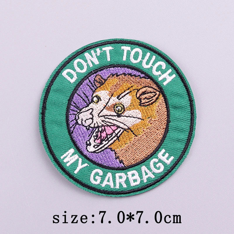 Little Yellow Duck Embroidery Patches For Clothing Hip Hop Animal Patch Iron On Patches On Clothes Fusible Patch Stickers Badges