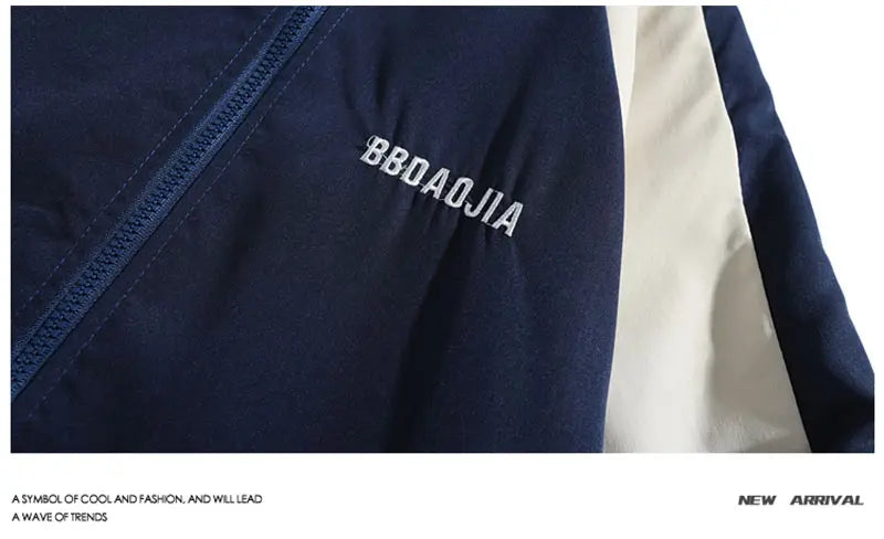 Hip Hop Varsity Jacket Men High Street Patchwork Color Black Windbreaker Coats Women Spring Autumn Thin Fashion College Jackets