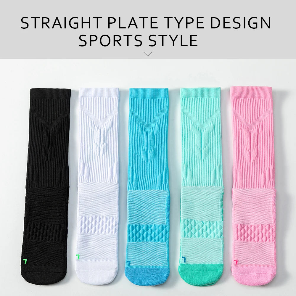 1/3pair professional basketball socks Men marathon compression running sport socks thick towel socks skateboarding socks for man