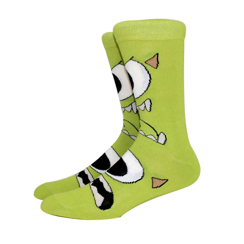 Hot Fashion Anime Women Socks Long Socks Knee-High Couples Cosplay Sock Personality Hip Hop Harajuku Men Funny Sock Size 36-44
