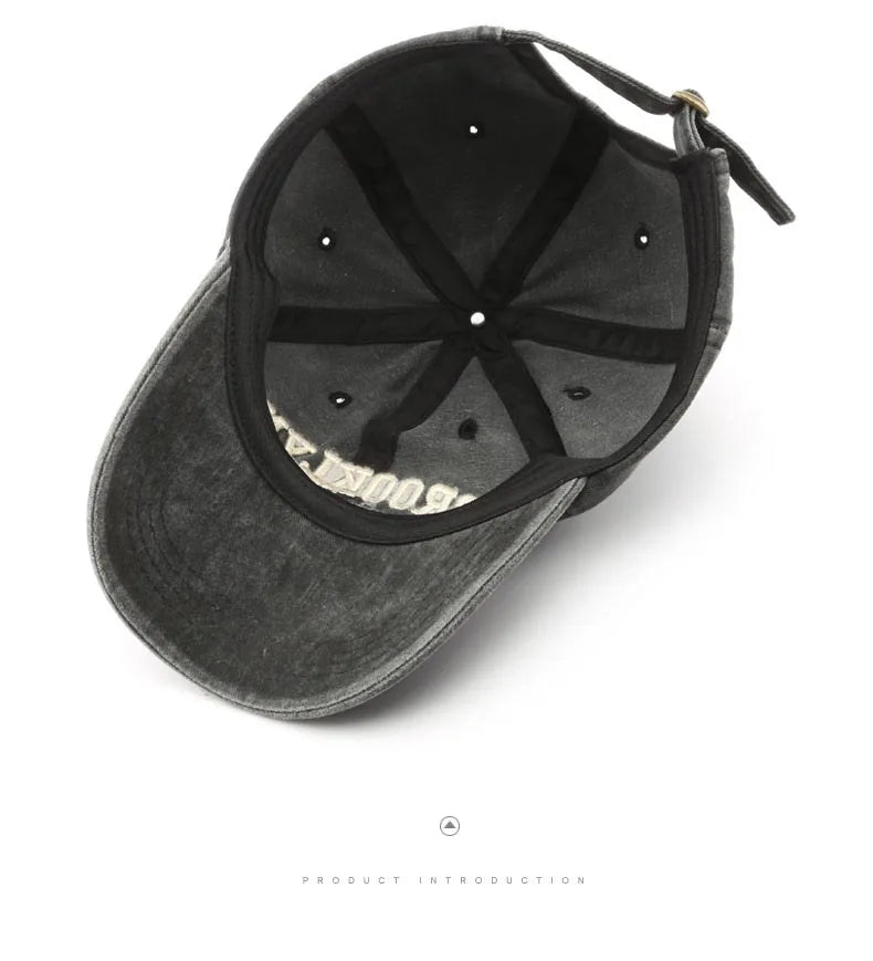 Brooklyn Alphabet Baseball Cap Men Women's Cowboy Baseball Cap Summer Cotton Hat Snapback Hip-Hop Hat Casual Gorra Hombre Visor