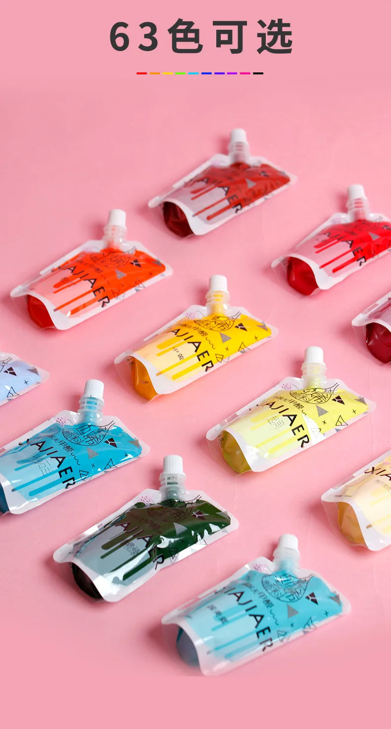 100ML/64 color bag Chagall Acrylic Paint Fine Artist Art Student Painting Graffiti DIY art supplies Acrylic paint