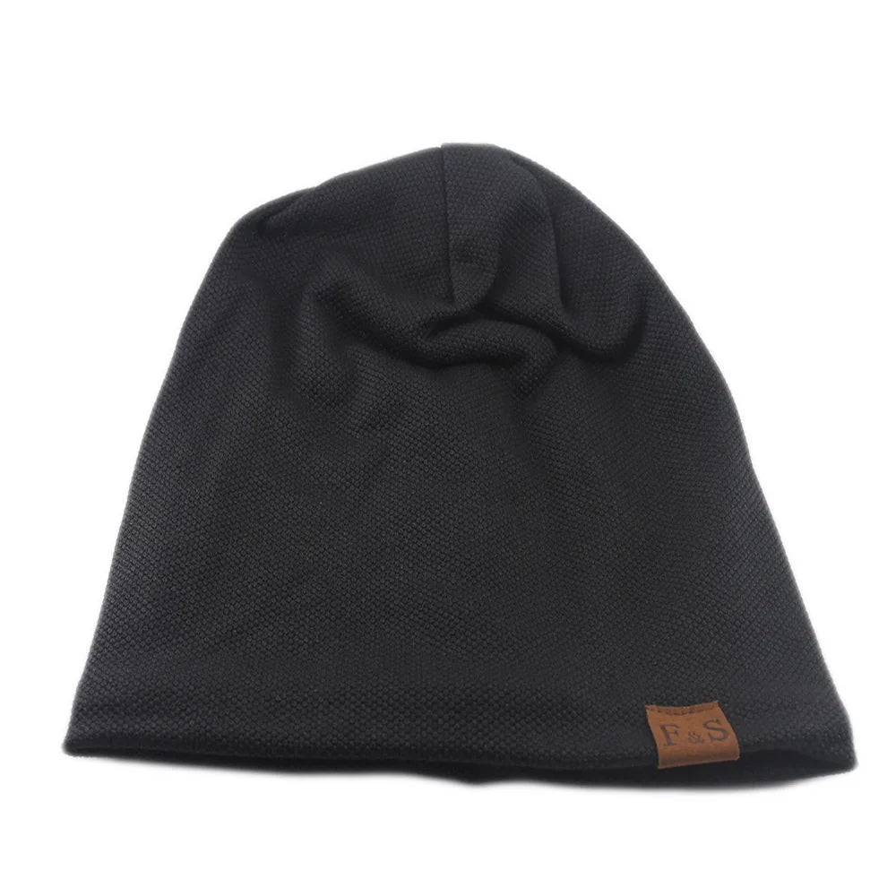 Fashion Bonnet Hat For Men And Women Autumn Knitted Solid Color Skullies Beanies Spring Casual Soft Turban Hats Hip Hop Beanie