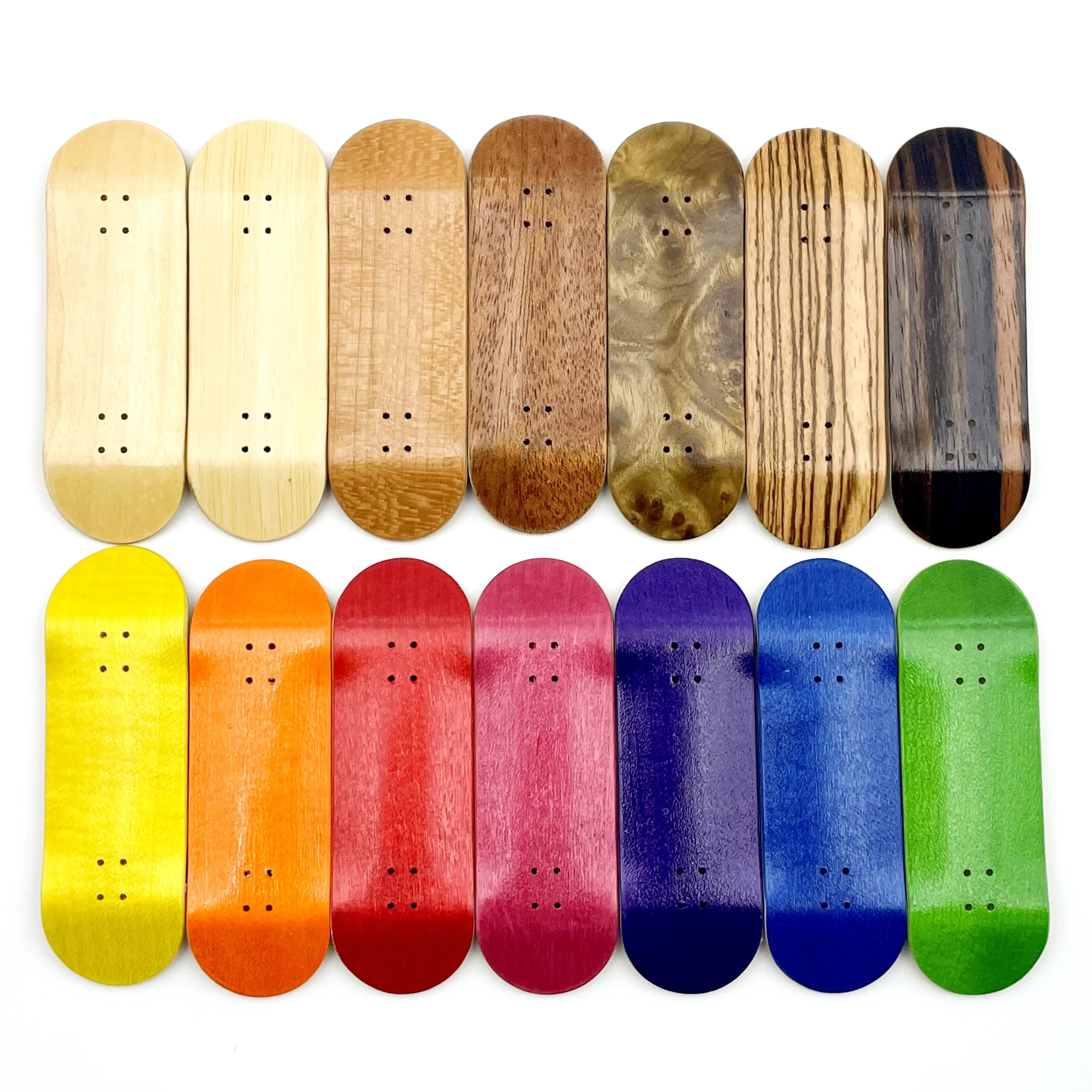 32mm Fingerboard Set with Maple Wooden Deck Metal Trucks Bearing Wheels