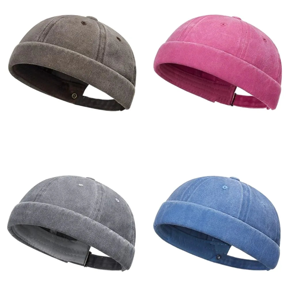 Fashion Hip Hop Beanie Street Hat Men Skullcap Women Spring Brimless Baggy Melon Cap Cuff Docker Fisherman Beanies Hats