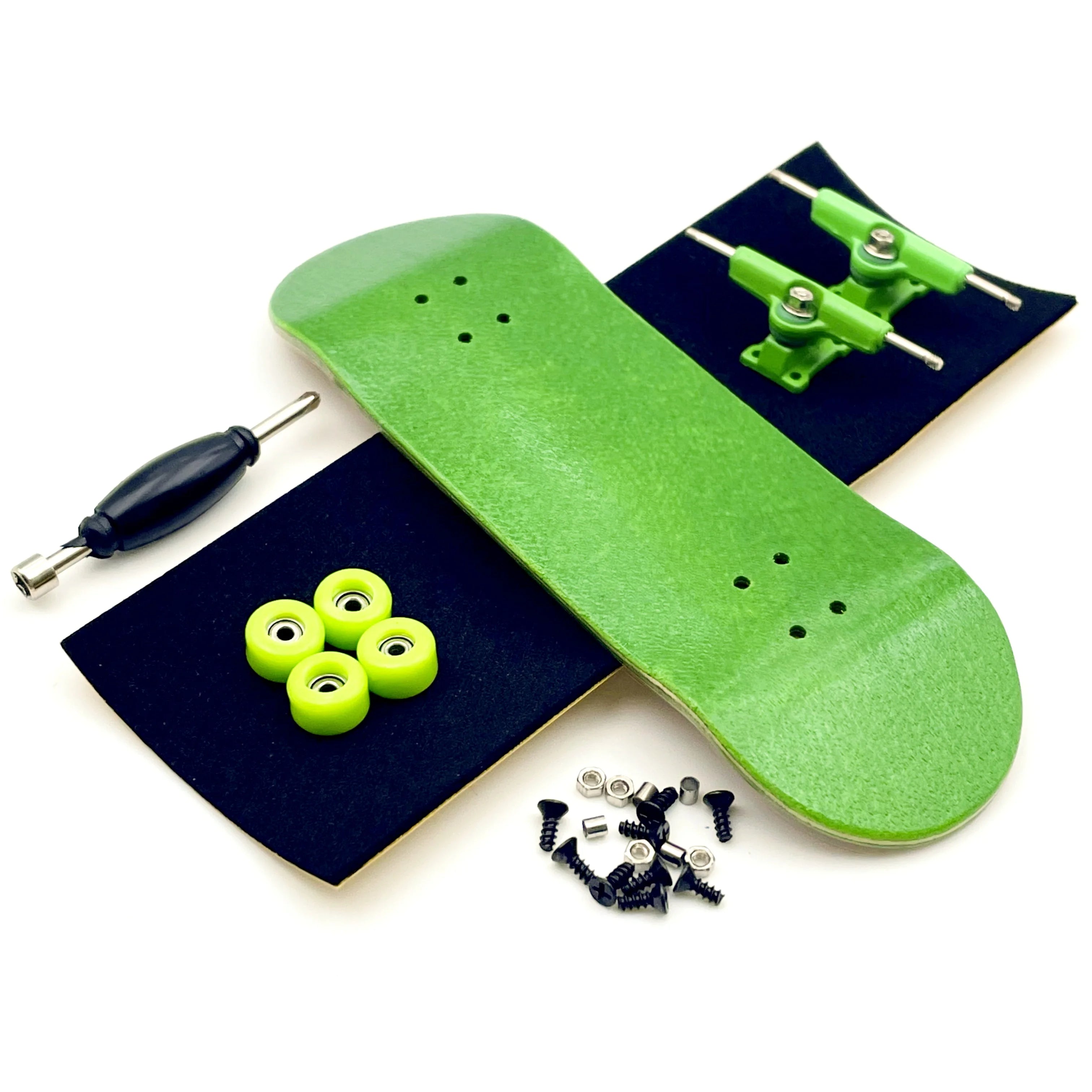 32mm Fingerboard Set with Maple Wooden Deck Metal Trucks Bearing Wheels