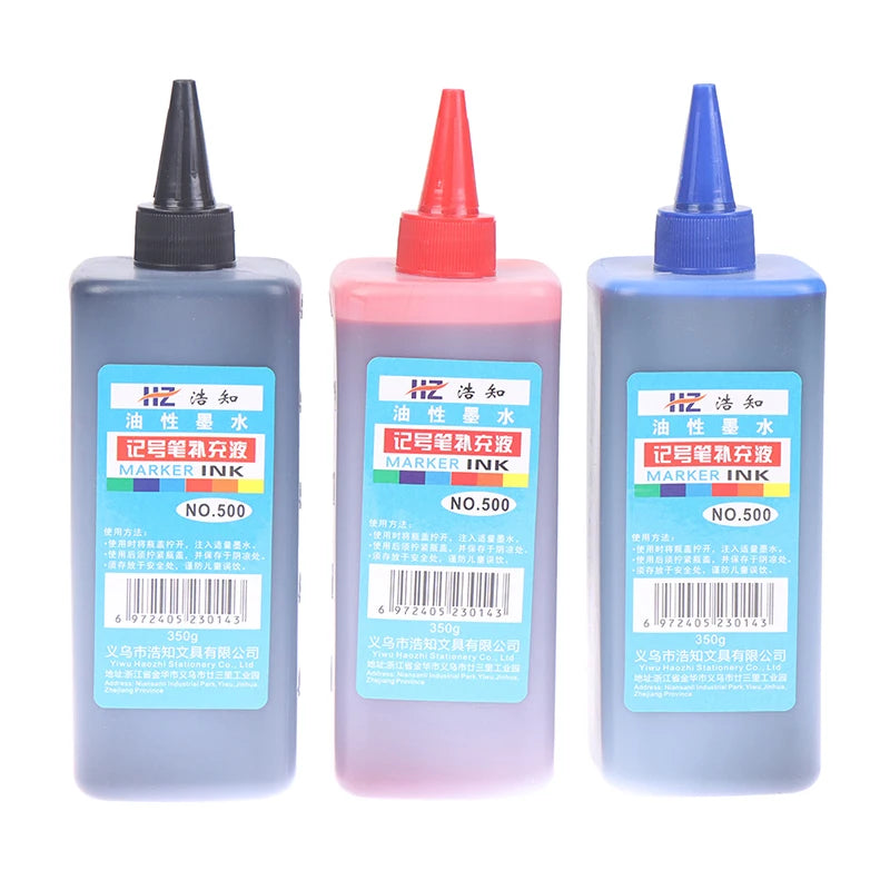 500ml Permanent Dry Graffiti Oil Marking Pen For Marking Pen To Add Ink, Smooth And Easy To Use Stationery