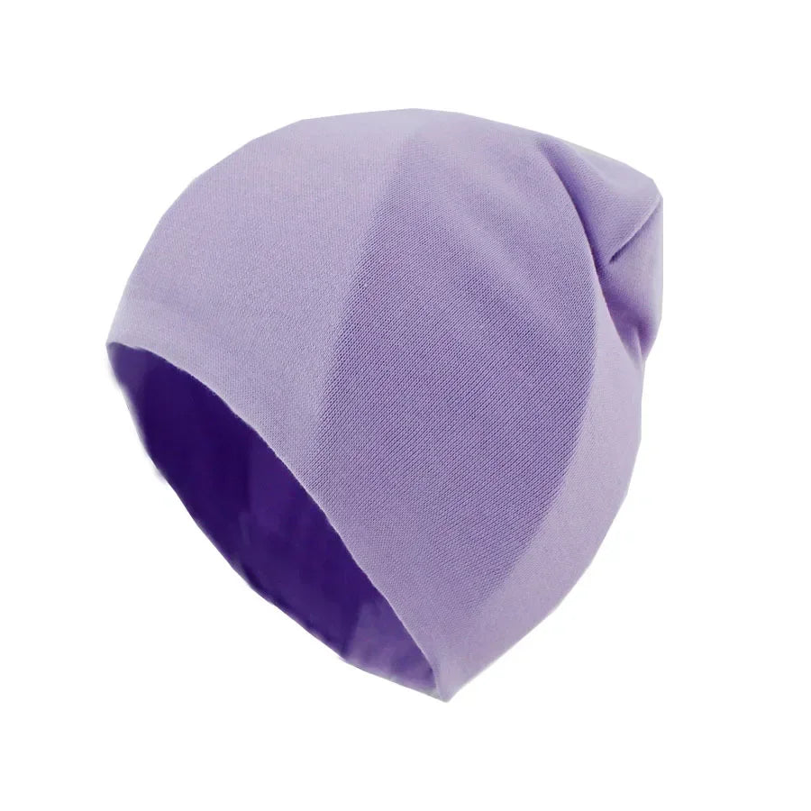 6M-3Y Baby Street Dance Hip Hop Hat Cotton Spring Autumn Toddler Cap Scarf for Boys Girls Winter Warm Solid Color Children