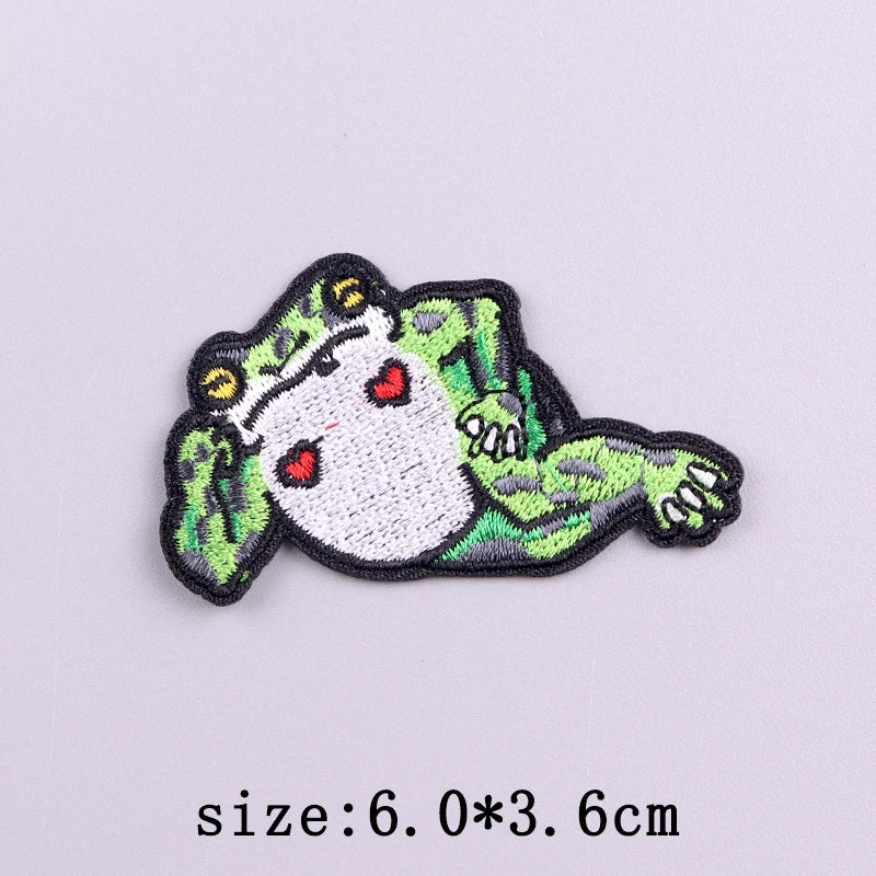 Little Yellow Duck Embroidery Patches For Clothing Hip Hop Animal Patch Iron On Patches On Clothes Fusible Patch Stickers Badges