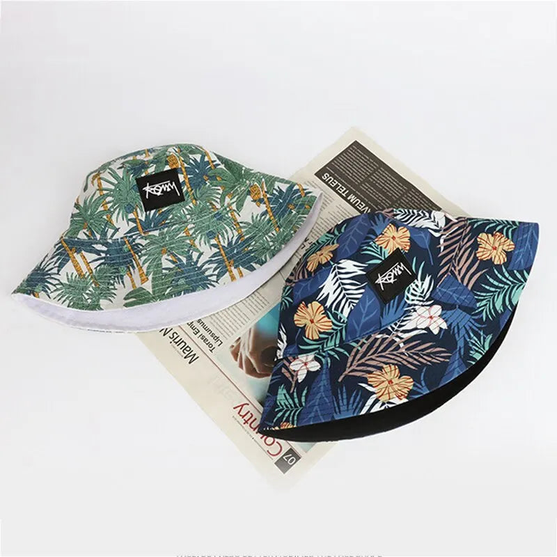Big Head Size Fisherman Hat Male Reversible Hawaii Korean Spring Hats for Men Casual Panama Hat Bob Hip Hop Bucket Men Caps