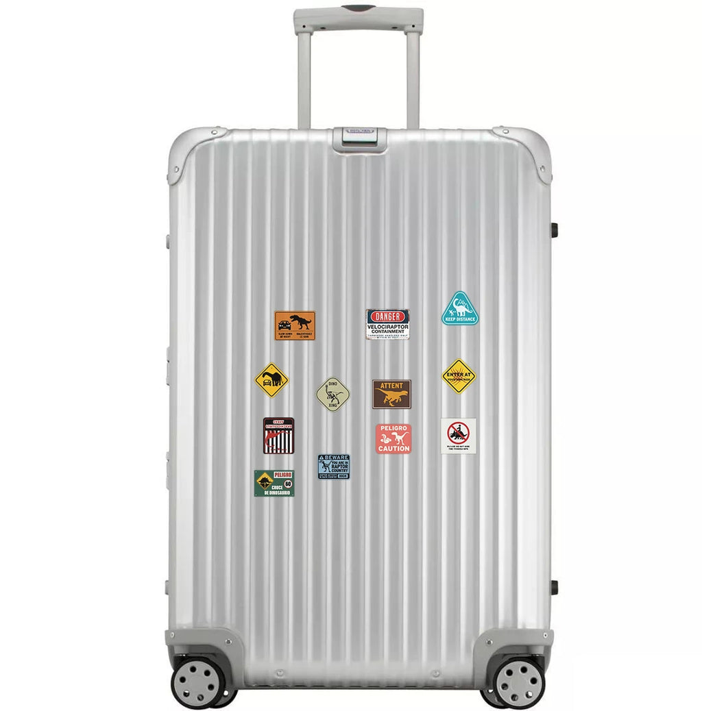 60PCS Jurassic World Signs Dinosaur Painting Vintage Stickers Plant Luggage Motorcycle Bike Laptop Decals Graffiti Sticker