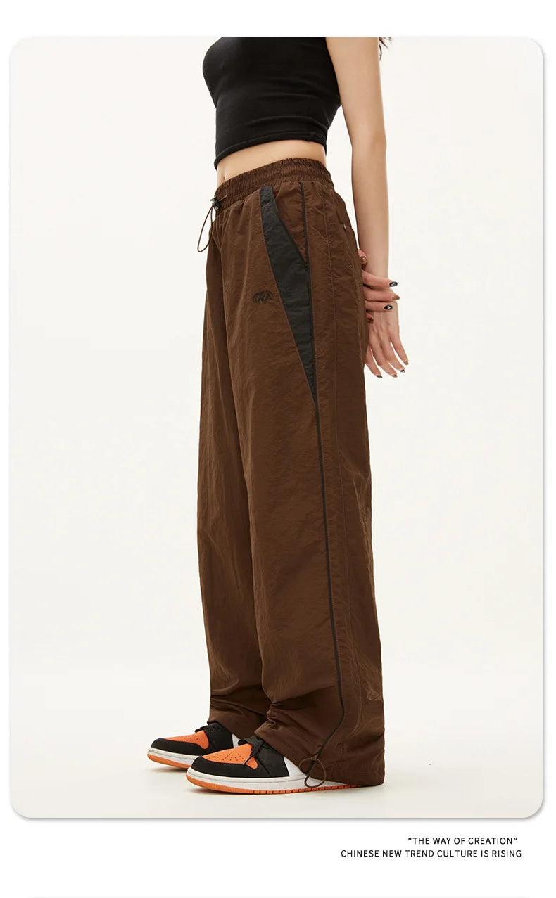 Women Casual Joggers Pants Fashion Streetwear Oversized Sports Wide Leg Pants Hip Hop Y2k Sweatpants High Waist Baggy Trousers