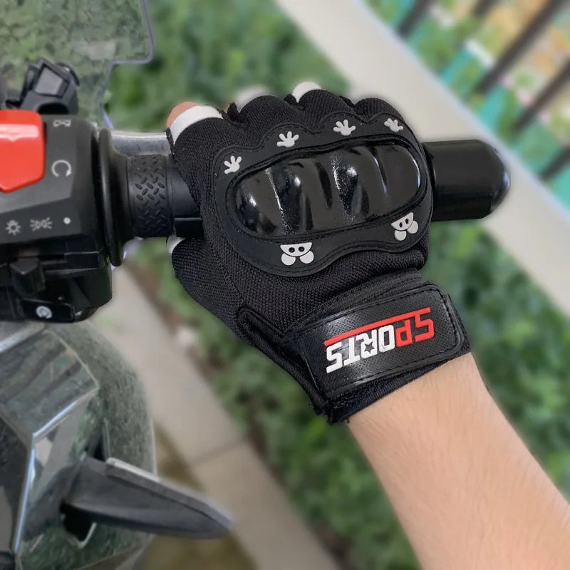 Cycling Kids Gloves for Boys Girls Hard Shell Protective Gloves Sports Fitness Climbing Skateboarding Children Anti Slip Gloves