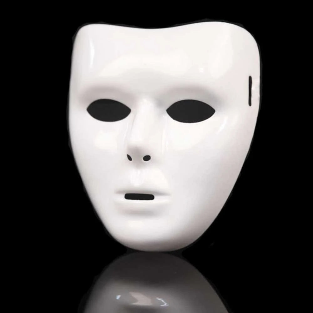 Halloween JabbaWockeeZ Dance Mask Hip-Hop Street Dance White Performances Mask For Man Women Dance Accessories