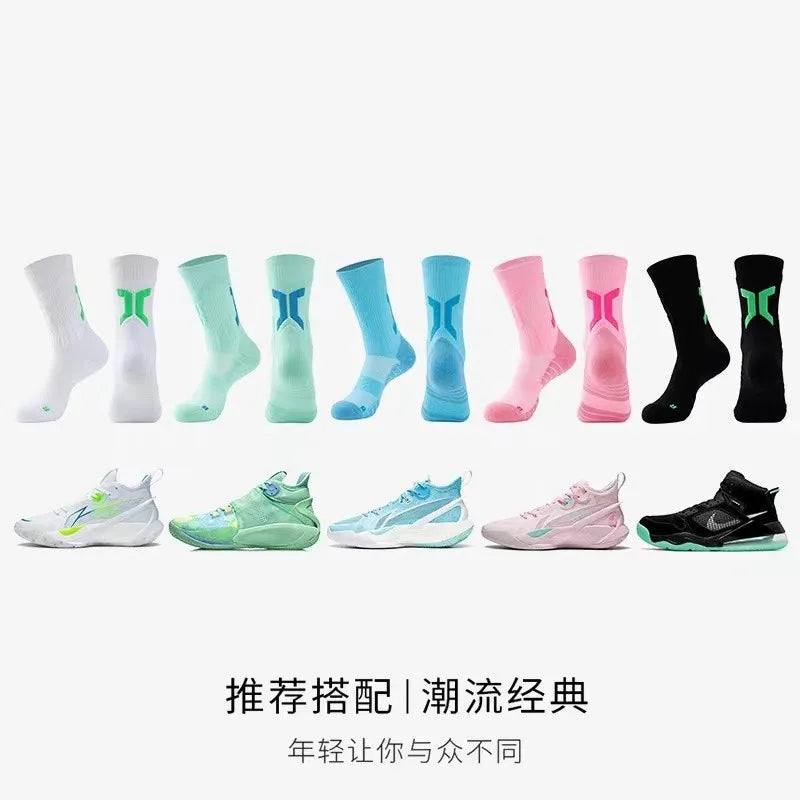 1/3pair professional basketball socks Men marathon compression running sport socks thick towel socks skateboarding socks for man