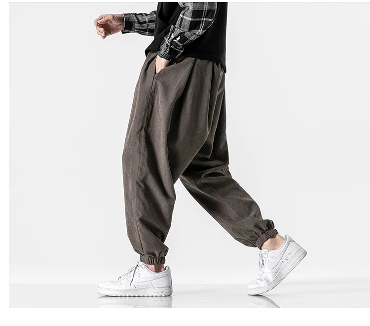 FGKKS 2024 Outdoor Casual Pants For Men Corset Fashion Trend Pants High Quality Design Hot Street Wear Casual Pants For Men