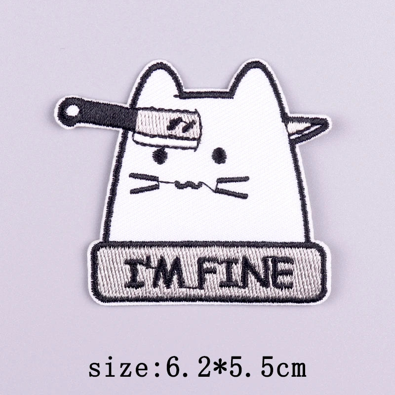 Little Yellow Duck Embroidery Patches For Clothing Hip Hop Animal Patch Iron On Patches On Clothes Fusible Patch Stickers Badges