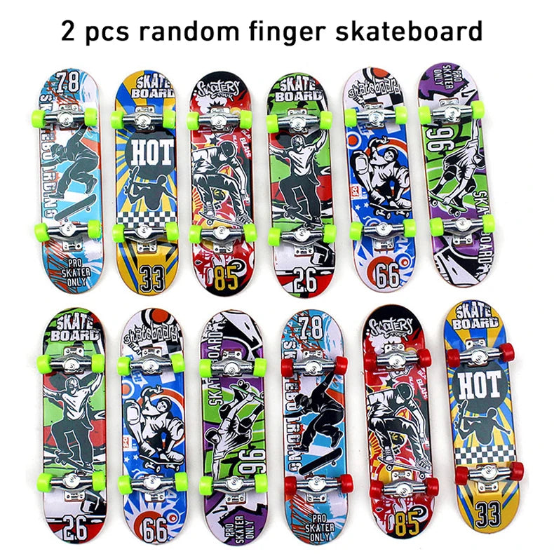 Professional Finger Skateboard DIY Skate Park Ramp Parts Tech Deck Scene Venue Combination Sets Novelty Toys Gift For Kids Child