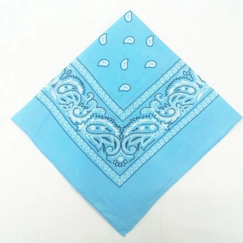 Fashion Hip Hop  Bandana Square Scarf Cowboy Cashew Black Red Paisley Headband Print For Women/Men/Boys/Girls