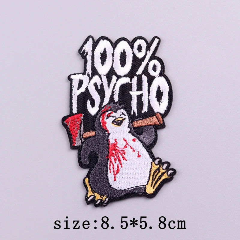 Little Yellow Duck Embroidery Patches For Clothing Hip Hop Animal Patch Iron On Patches On Clothes Fusible Patch Stickers Badges