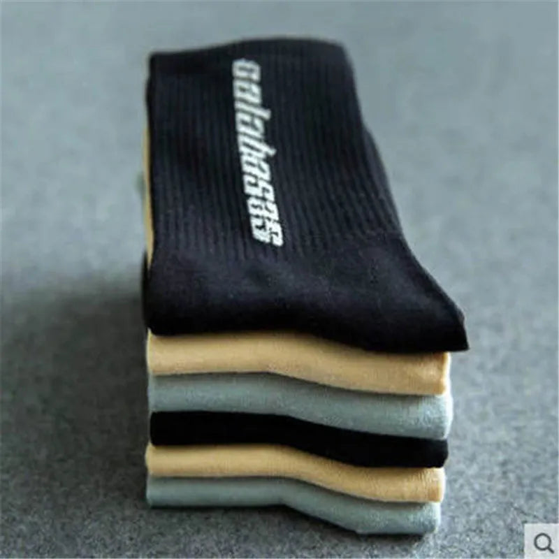 Streetwear Skateboard Harajuku CPFM Kanye West Socks Letter Coconut 350 Calabasas Rap Basketball Hip Hop Fashion Cotton Socks