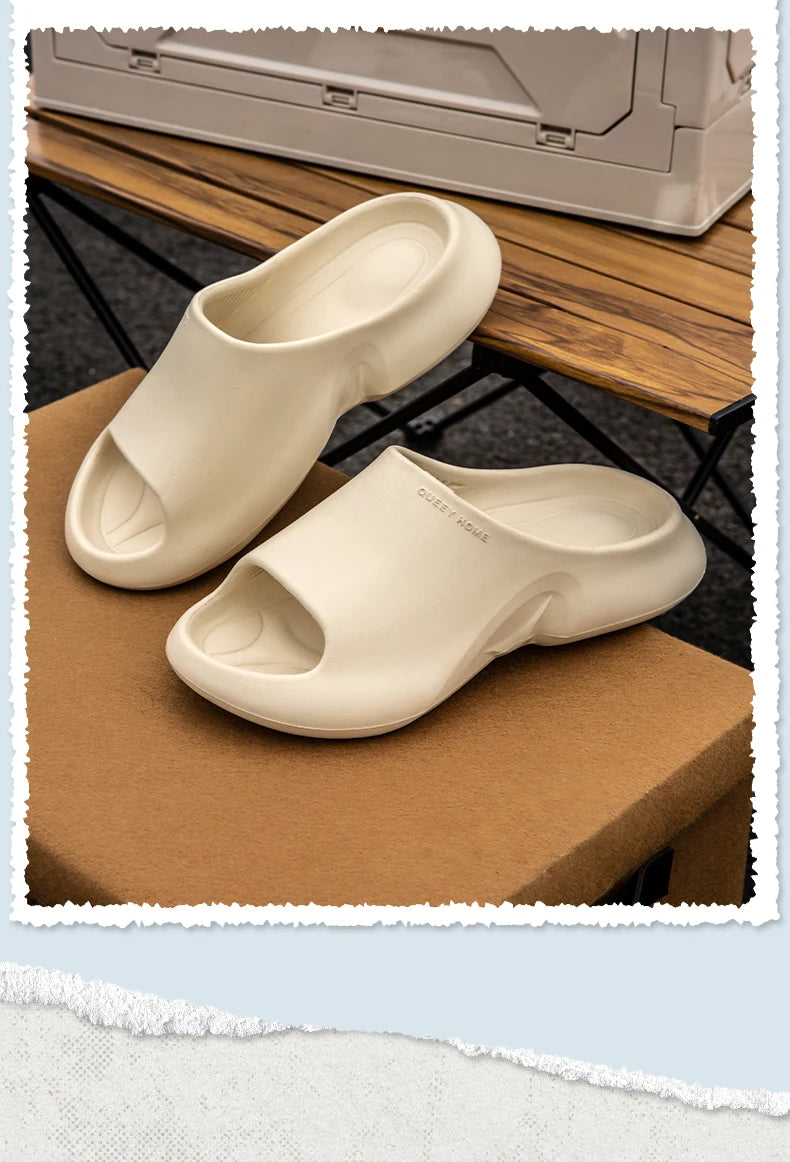 2025 New Fashion Men's Sports Shoes Non Slip Beach Sandals Indoor Outdoor High Quality EVA Slippers Comfortable Couple Slides