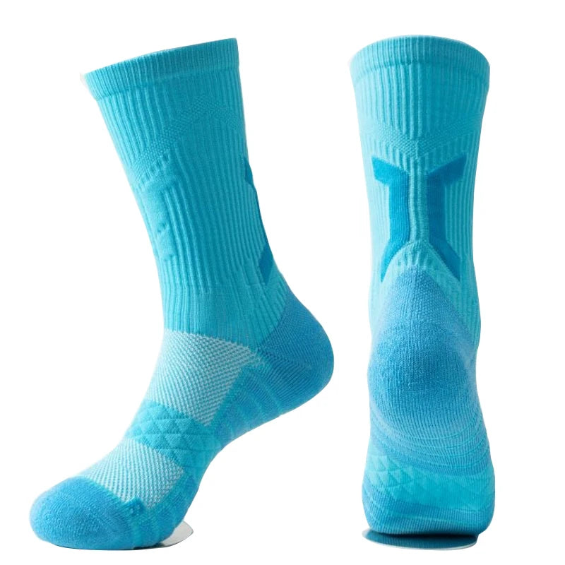 1/3pair professional basketball socks Men marathon compression running sport socks thick towel socks skateboarding socks for man