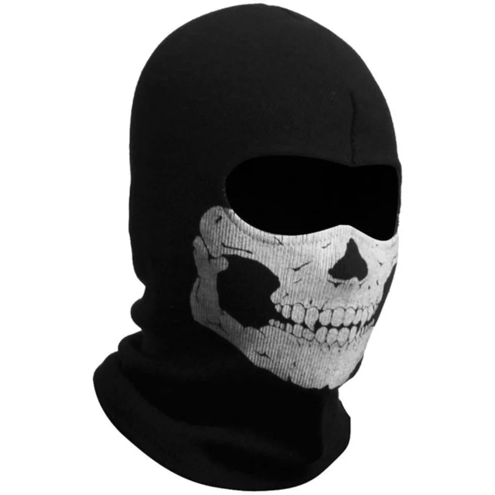 Musion Black Ghosts Balaclava Full Face Mask for Cosplay Motorcycle Cycling Outdoor Skateboard Hiking Skiing