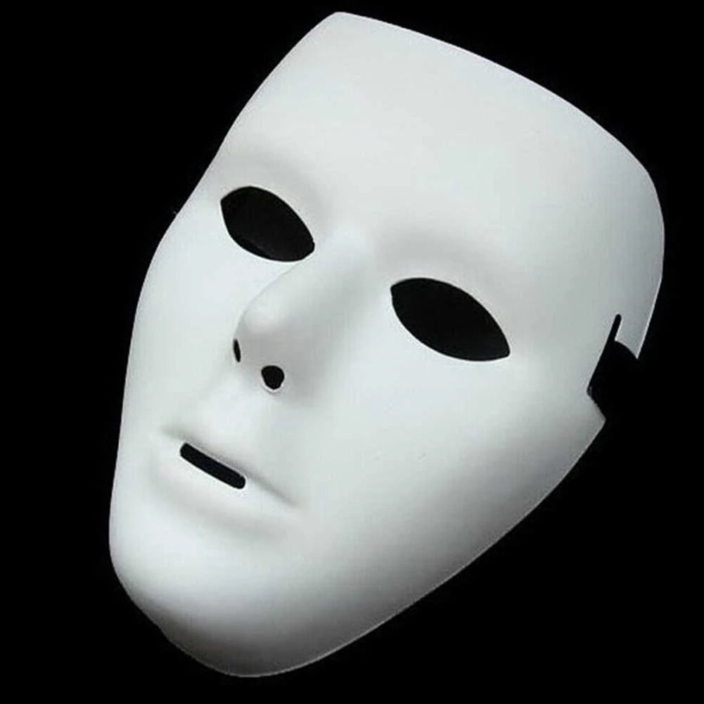 Halloween JabbaWockeeZ Dance Mask Hip-Hop Street Dance White Performances Mask For Man Women Dance Accessories