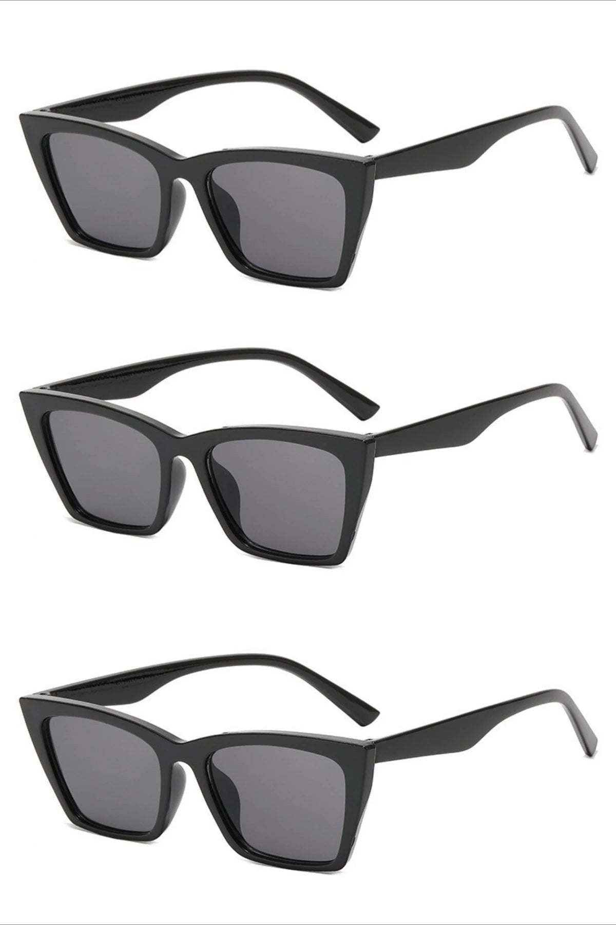 Hip-hop Cat Eye Sunglasses Aesthetic Shades Summer Retro Sunglasses for Women